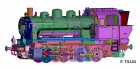 72013 Sachsenmodelle Steam locomotive type TKp 30-1